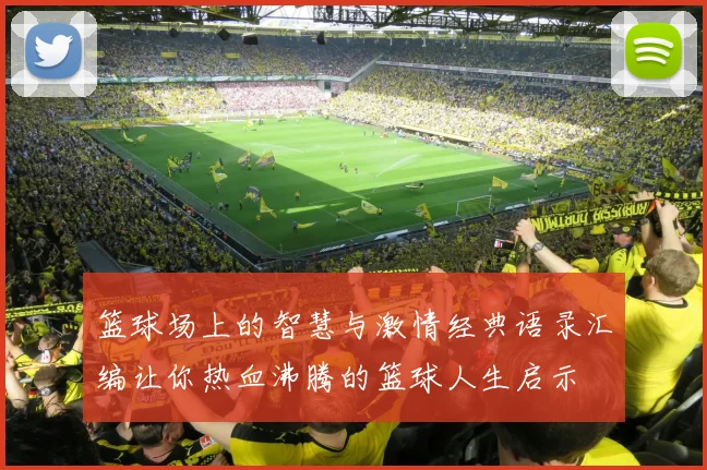 篮球场上的智慧与激情经典语录汇编让你热血沸腾的篮球人生启示